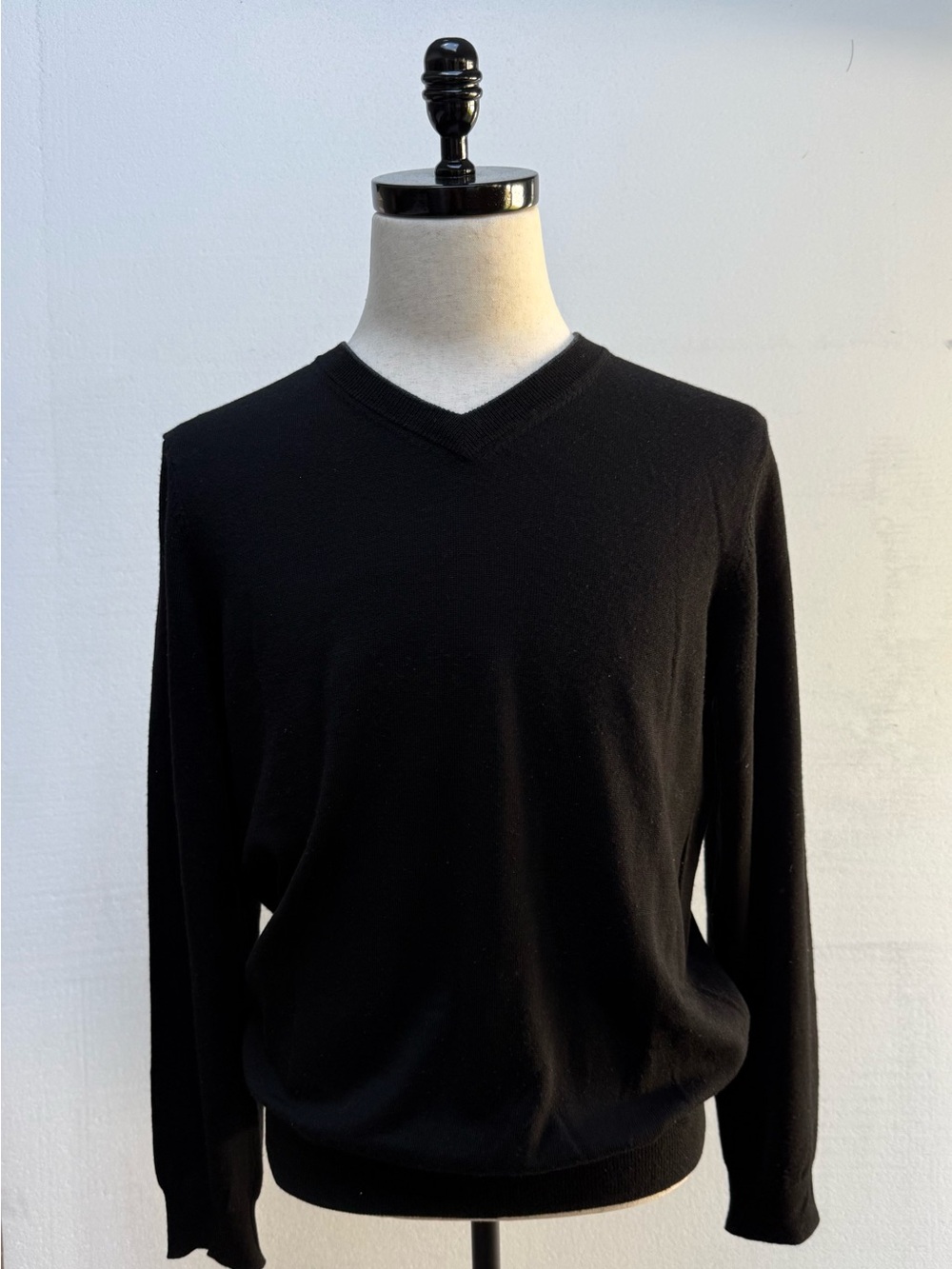 Daniel Hechter Men's Black V-Neck Sweater